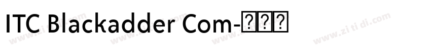 ITC Blackadder Com字体转换